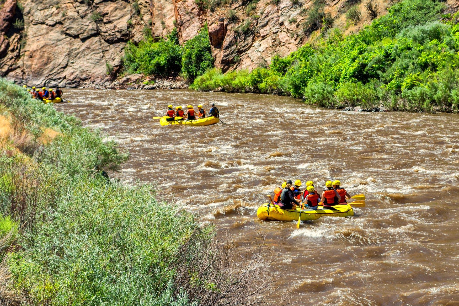 Raften op de Colorado River in Moab