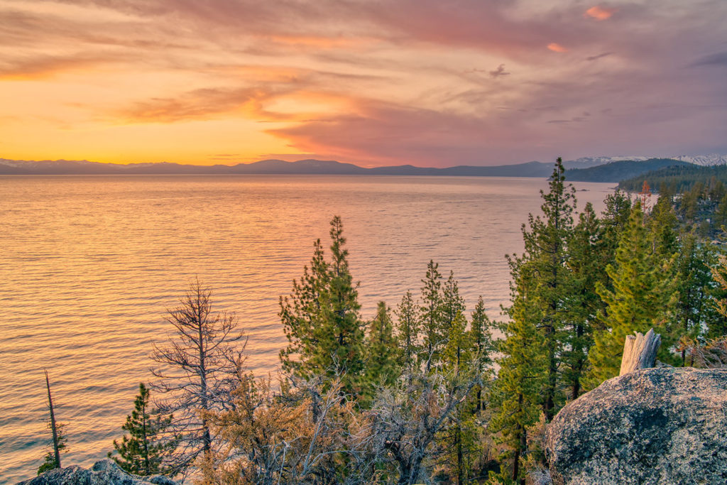 Lake Tahoe sunset