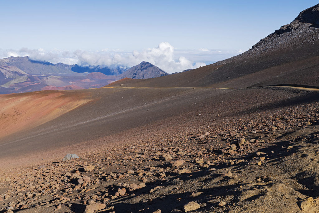 Sliding Sands Trail op Maui