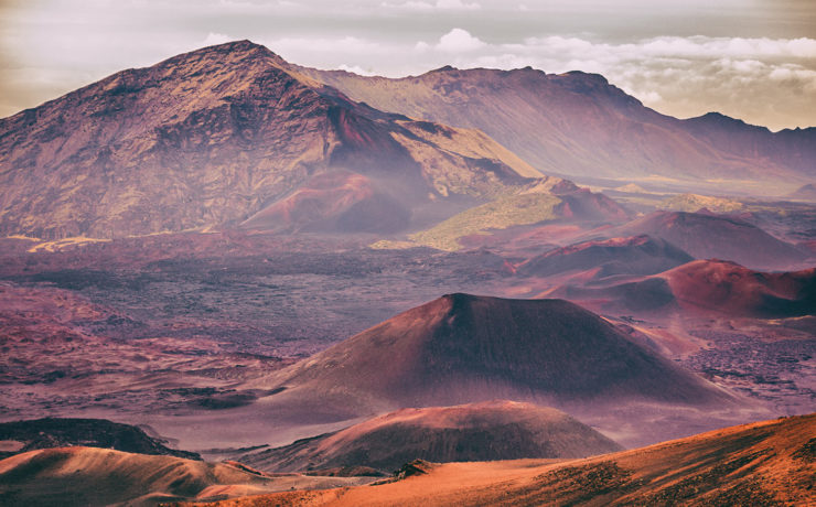 Heleakala National Park op Maui