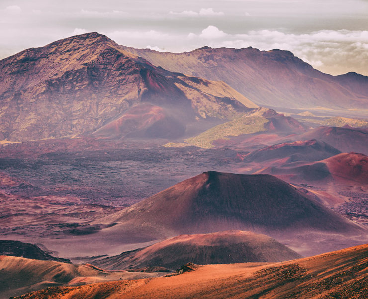 Heleakala National Park op Maui