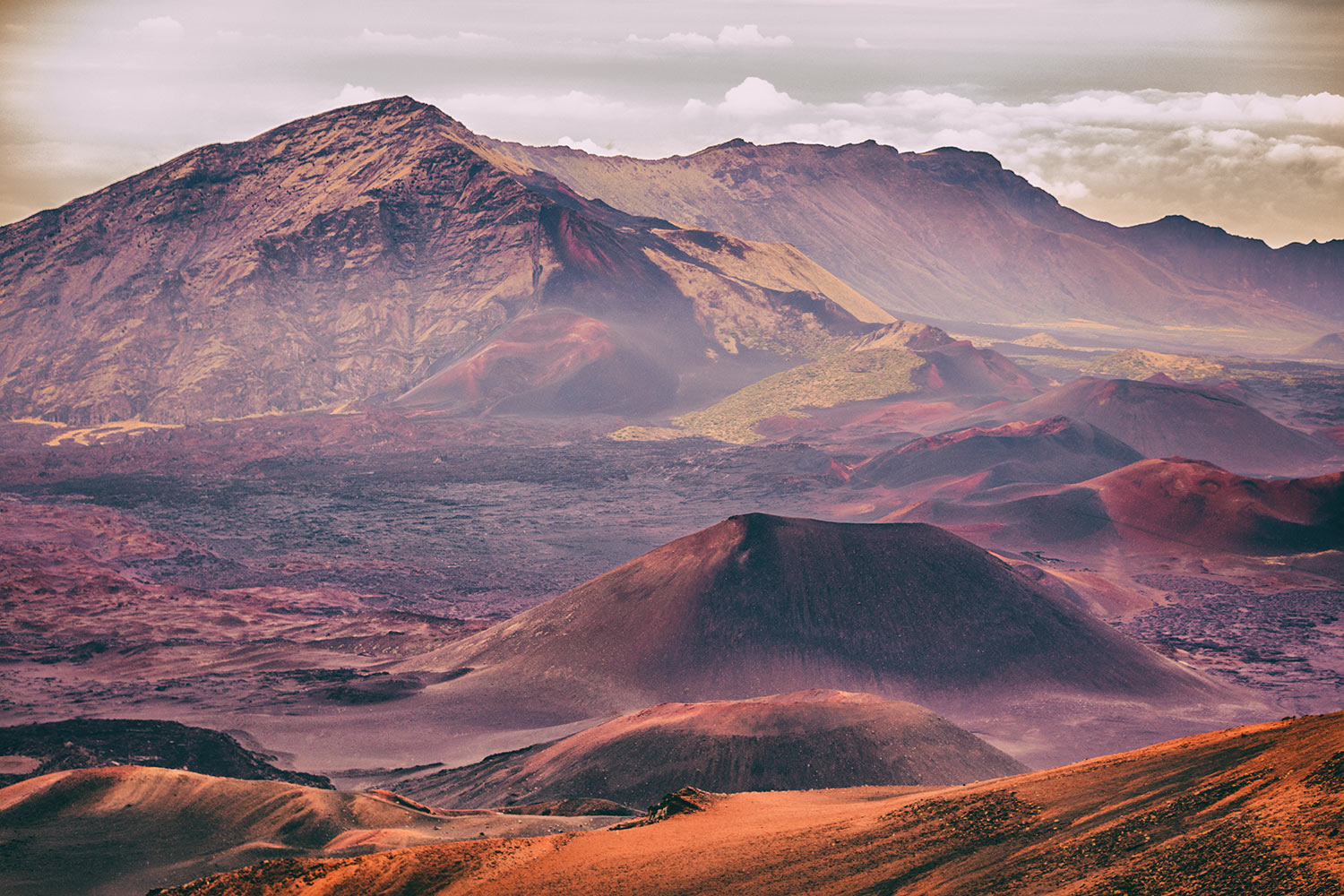 Heleakala National Park op Maui