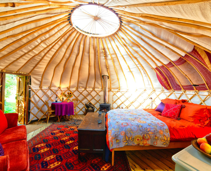 Overnachten in een Yurt in Californië
