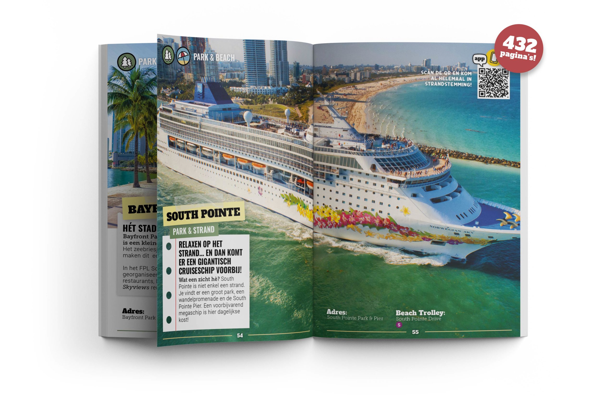 Handige A6 pocket reisgids met maar liefst 432 pagina's Miami en Florida Keys inspiratie