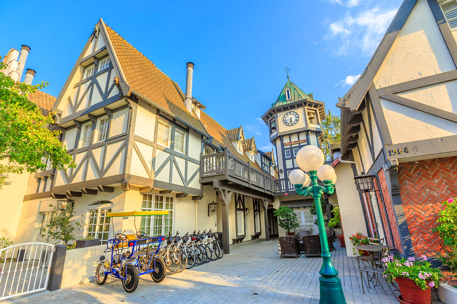 Fietsen in Solvang in Californie