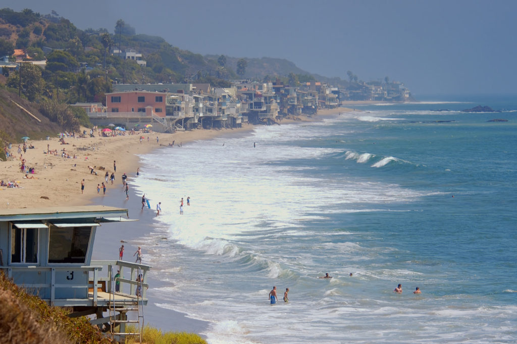 Malibu Beach in Californië