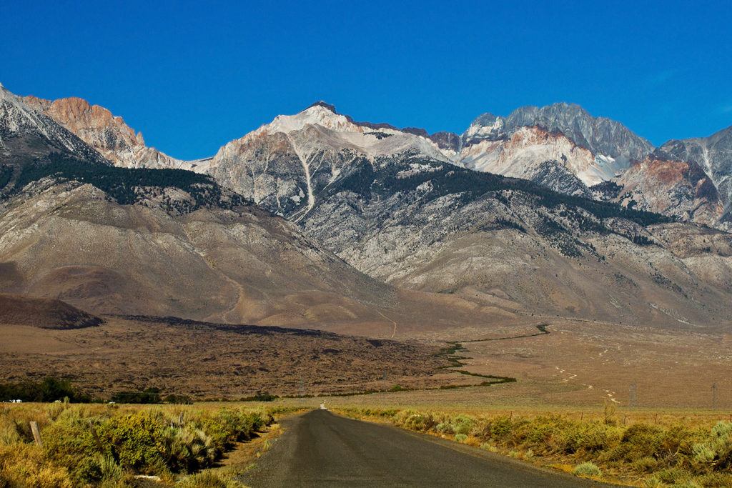Mount Whitney in de Sierra Nevada