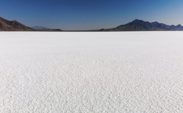 Bonneville Salt Flats in Utah