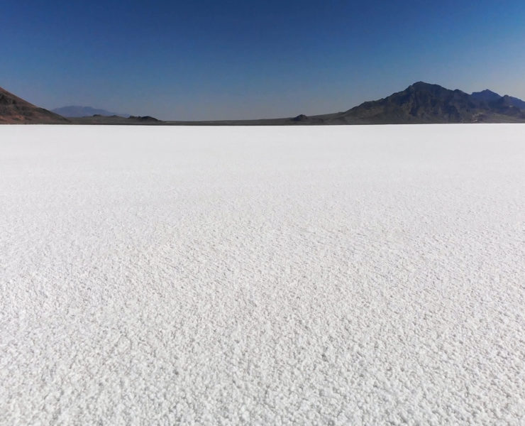 Bonneville Salt Flats in Utah