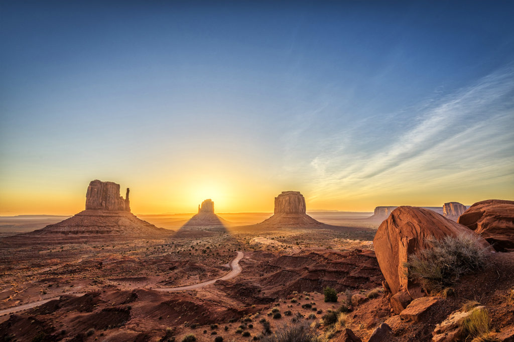 Monument Valley in de Amerikaanse staat Arizona