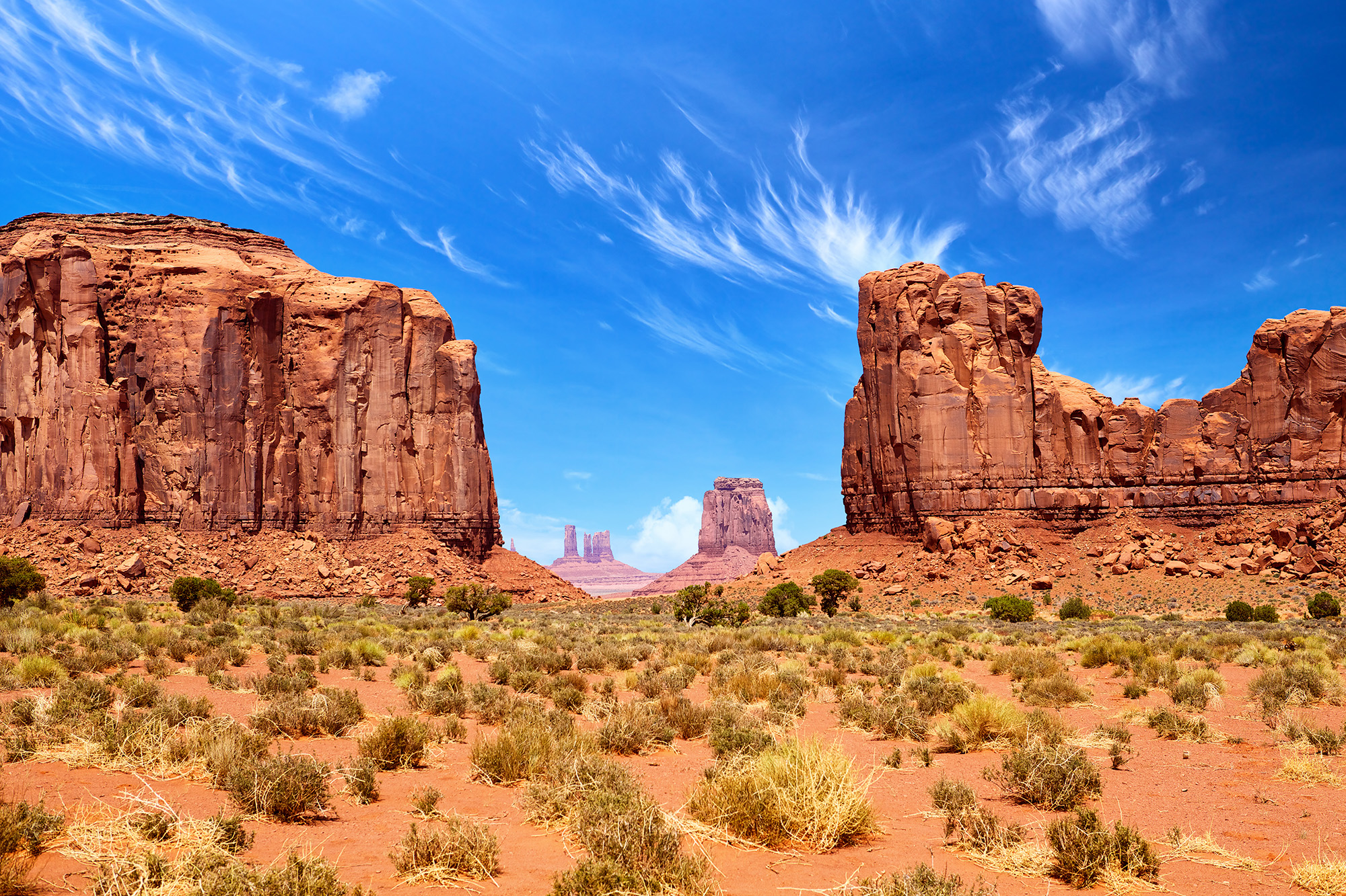 Monument Valley in de Amerikaanse staat Arizona