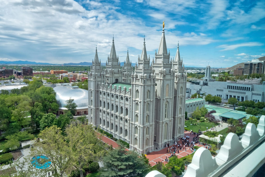 Temple Square in Salt Lake City