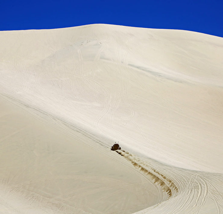 ATV tocht door de Mojave woestijn vanuit Las Vegas