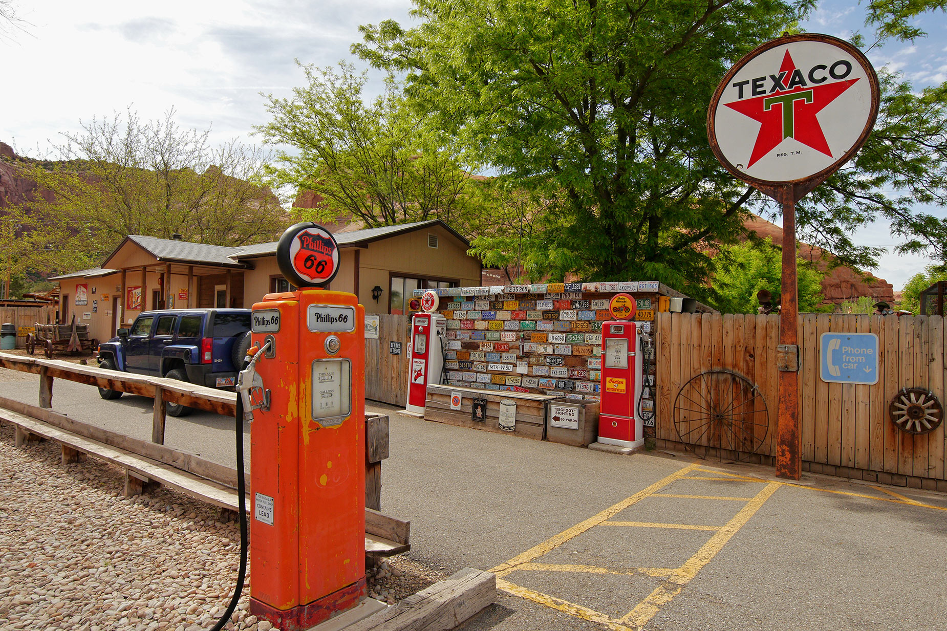 Tankstation Hole in the Rock Utah