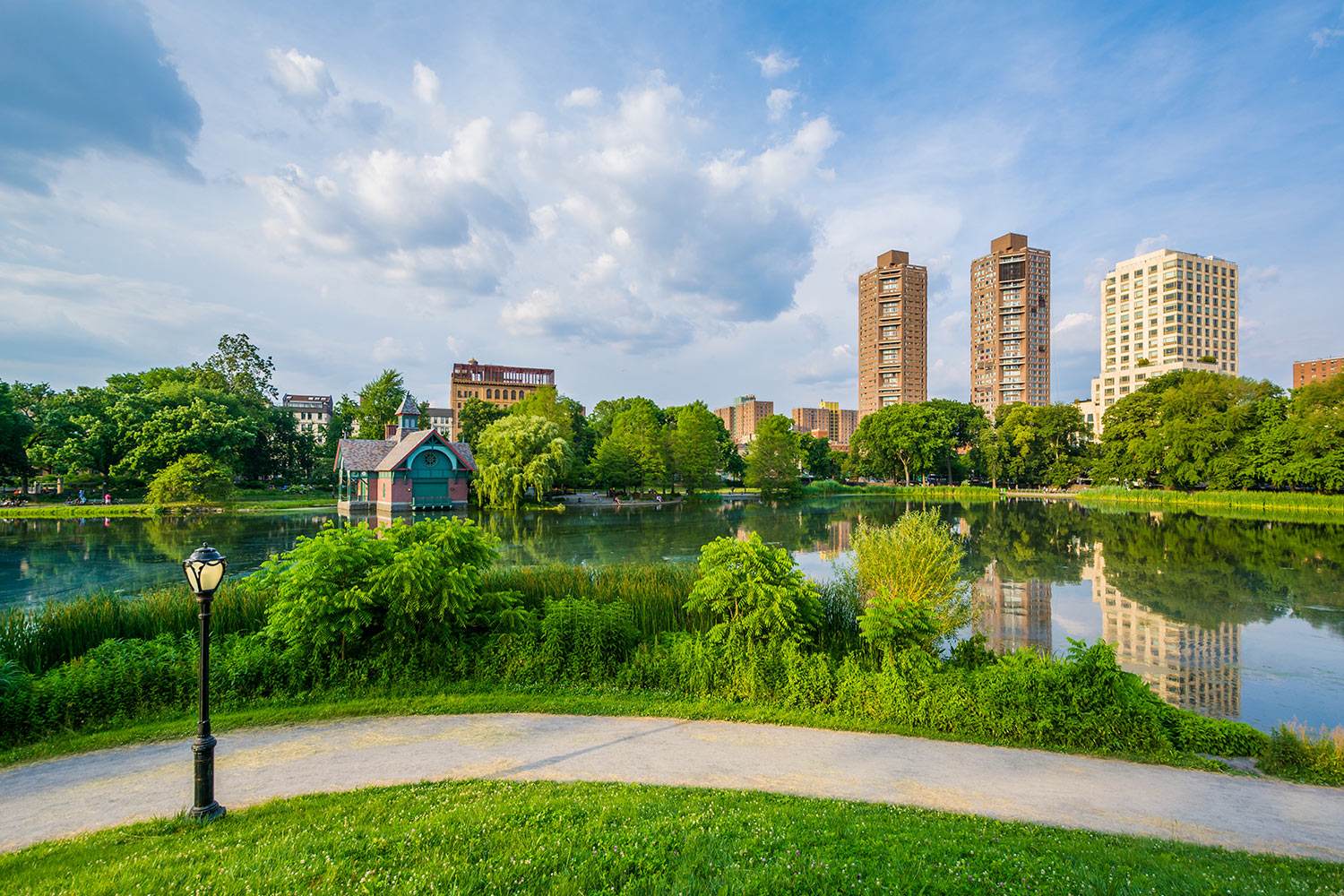 Harlem Meer in Central Park