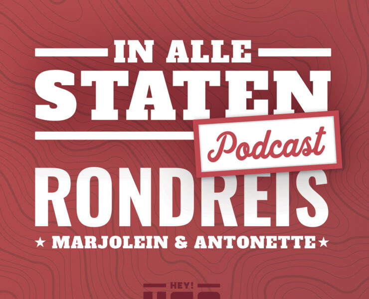 Amerika podcast 'In Alle Staten' aflevering 44 over de rondreis van Marjolein Linstra en Antonette Spaan