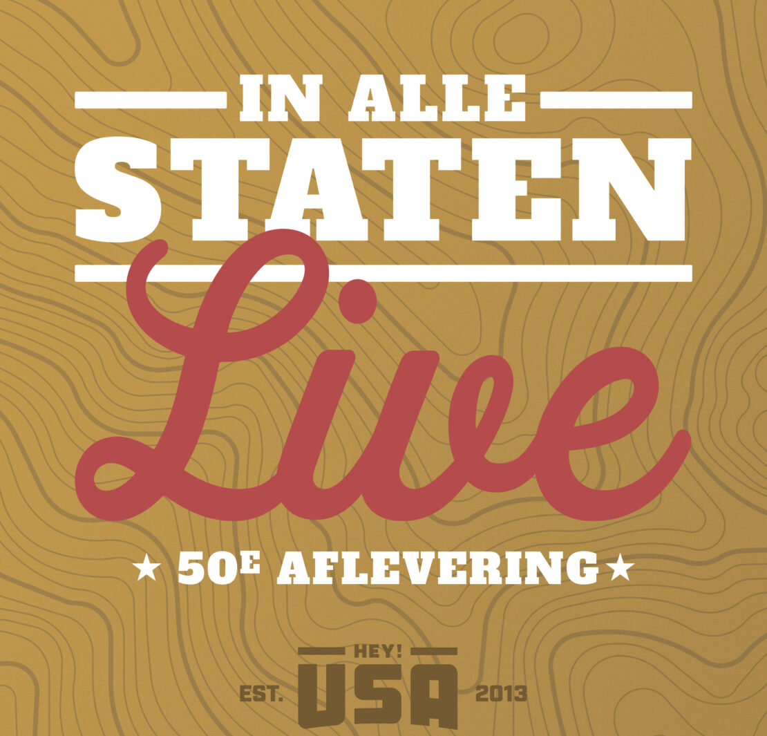 Tijdens de 50e aflevering van de Amerika podcast 'In Alle Staten' zonden we live uit!