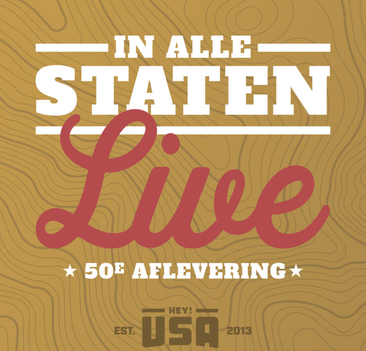 Tijdens de 50e aflevering van de Amerika podcast 'In Alle Staten' zonden we live uit!