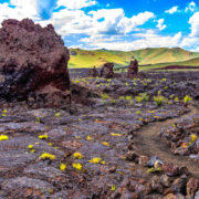 Craters of the Moon National Park in de staat Idaho