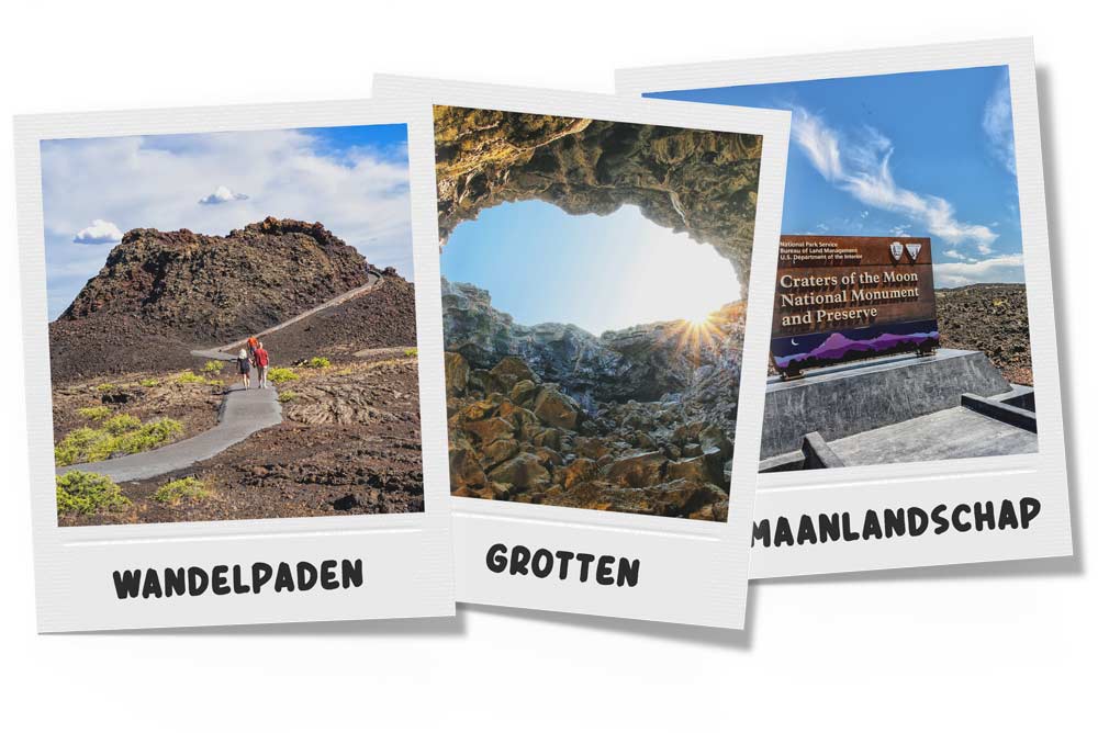 Polaroids van Craters of the Moon in Idaho Polaroids van Craters of the Moon in Idaho