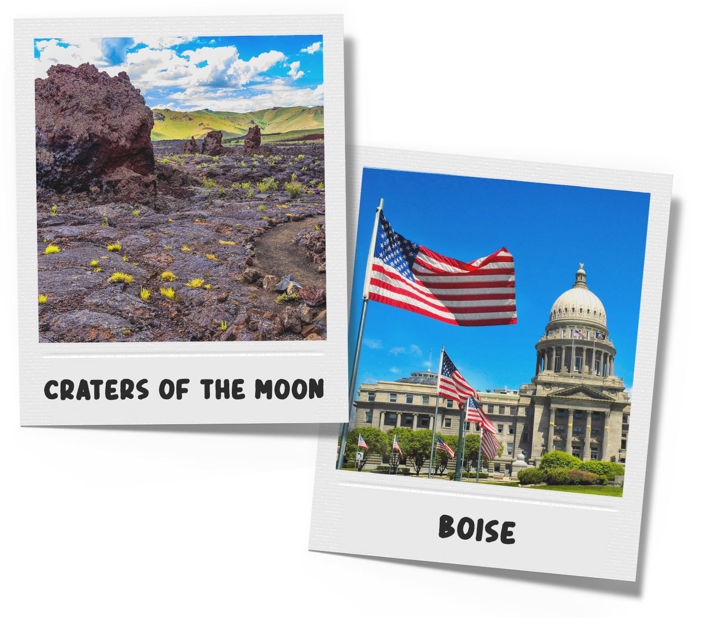 Polaroids van de staat Idaho