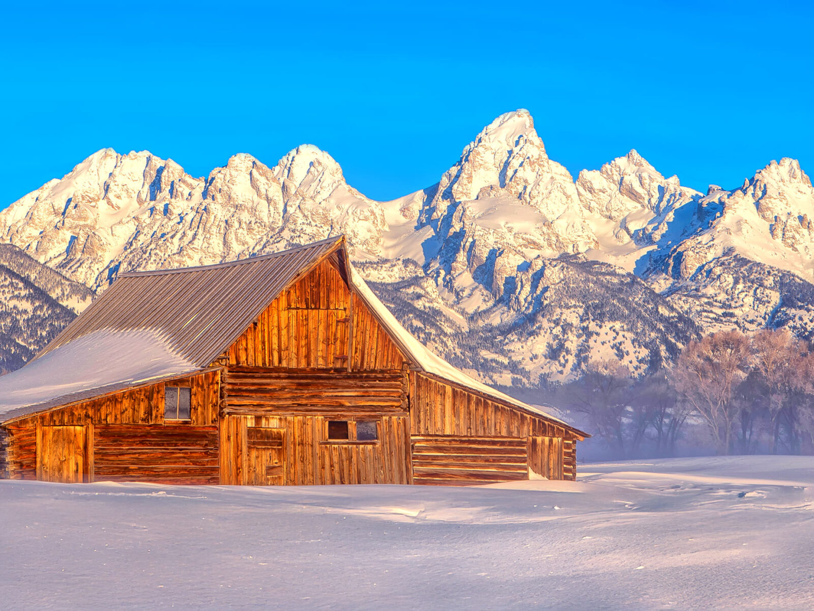 Ervaar de winter in de Great American West: Idaho, North Dakota, South Dakota & Wyoming