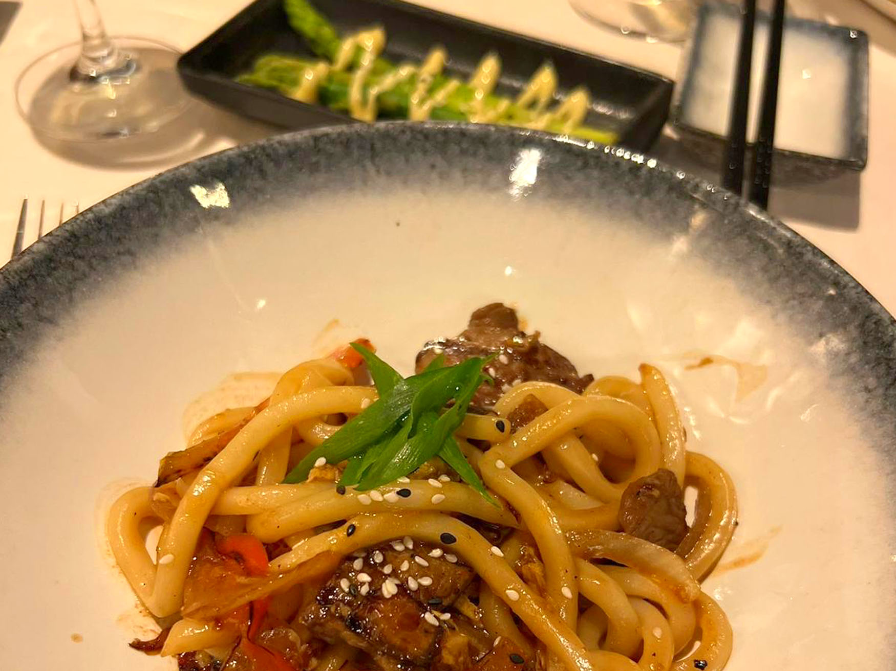 Noodles bij Red Ginger Noodles bij Red Ginger