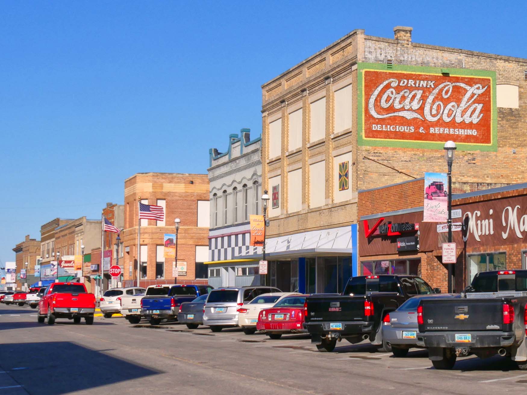 Downtown Devils Lake in North Dakota Downtown Devils Lake in North Dakota