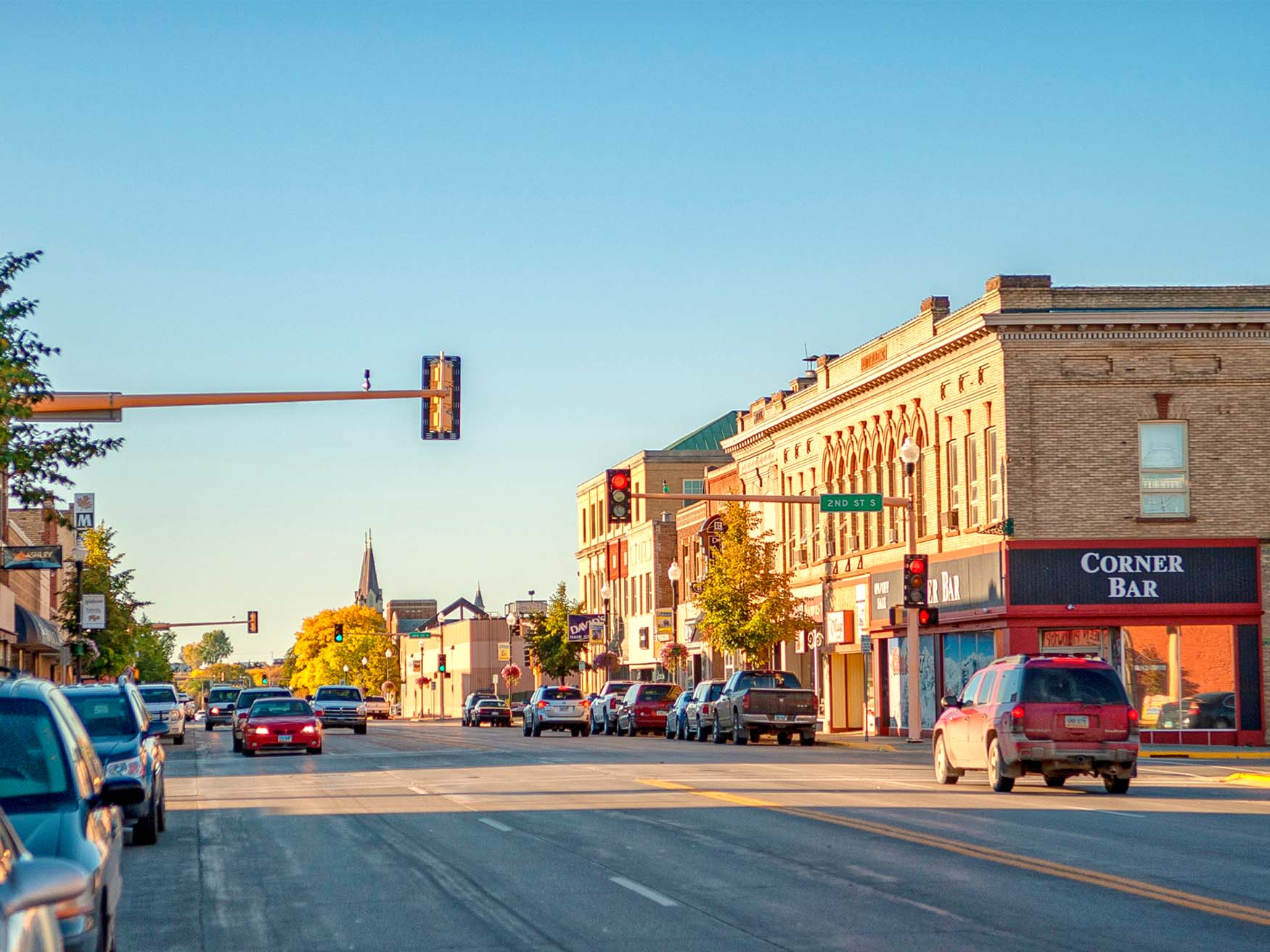 Downtown Jamestown in North Dakota Downtown Jamestown in North Dakota