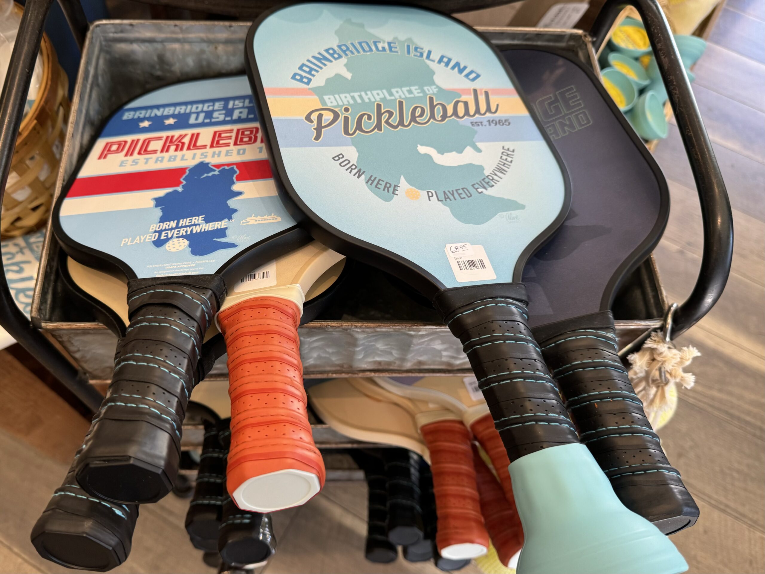 Het populaire balspel pickleball werd uitgevonden in Bainbridge Island, Seattle