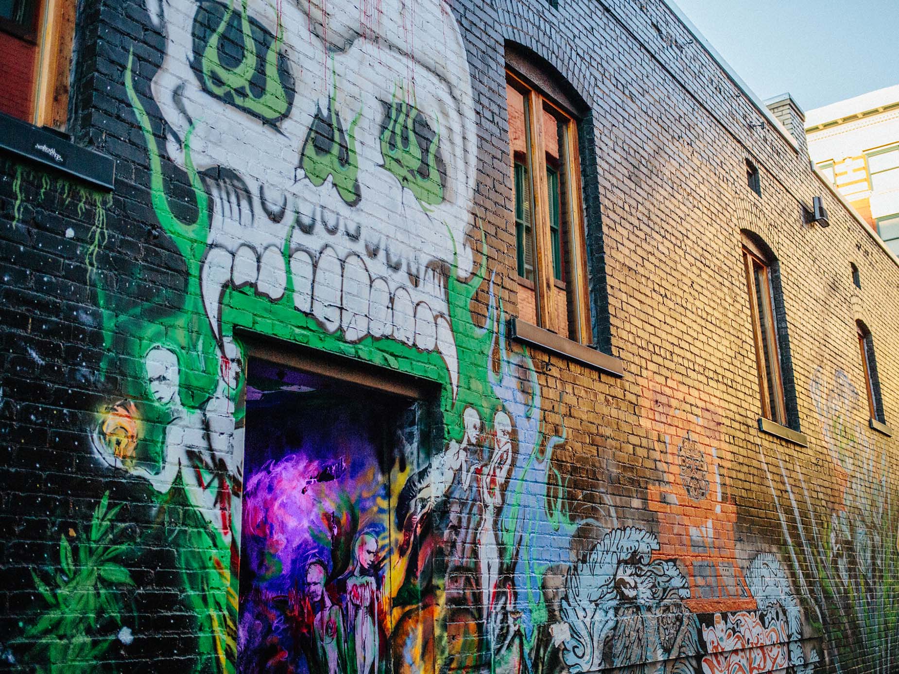 Streetart in Freak Alley, Boise