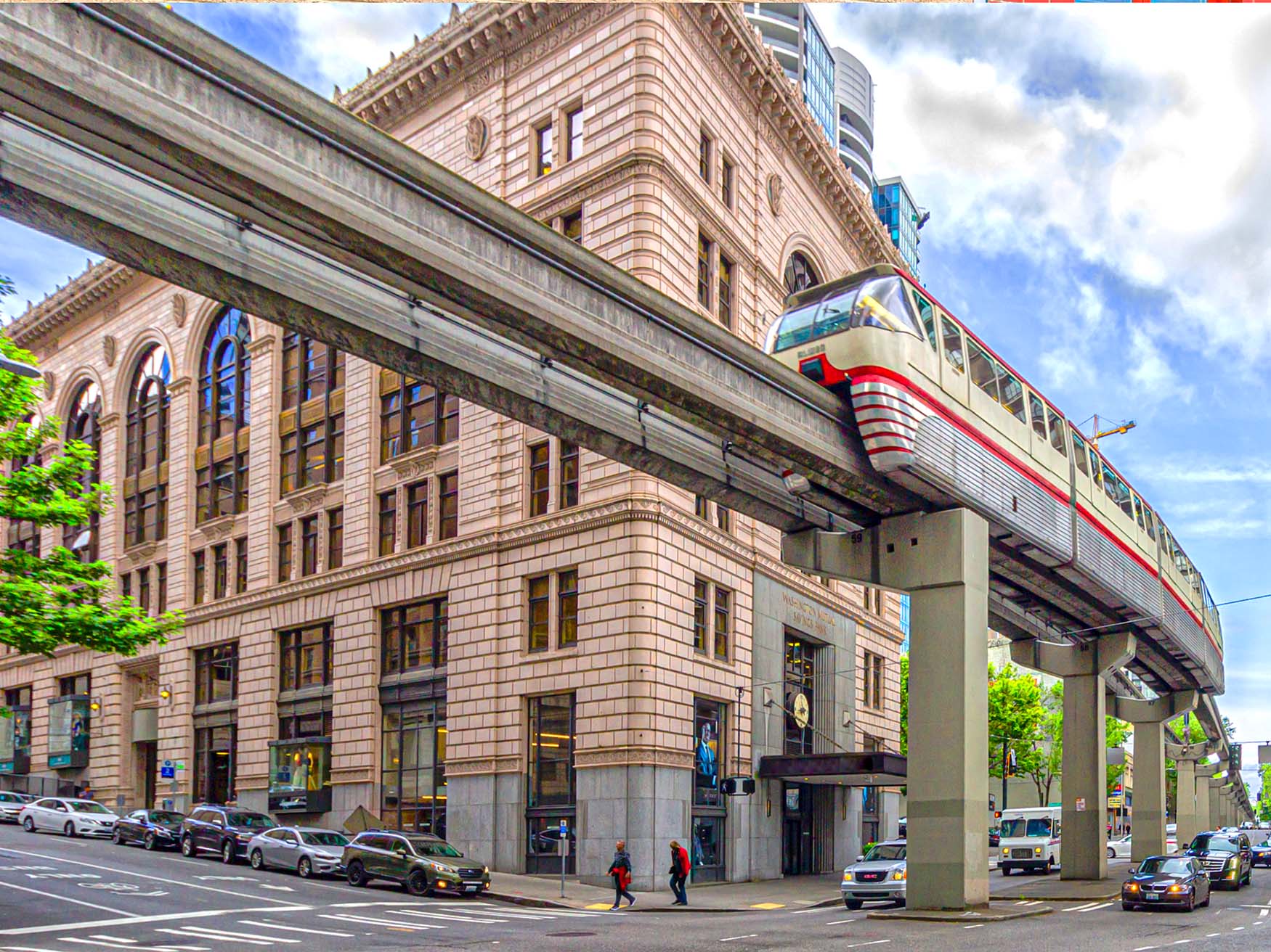 De monorail in Seattle