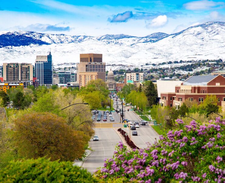 Boise in Idaho, ook wel bekend als The City of Trees