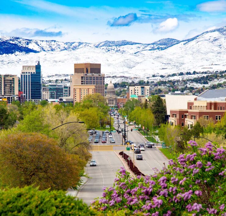 Boise in Idaho, ook wel bekend als The City of Trees