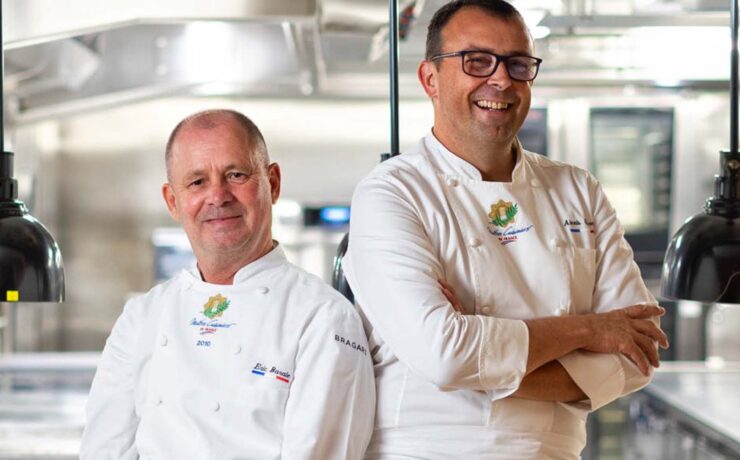 Oceania Cruises Executive Director chefs Eric Barale en Alexis Quaretti