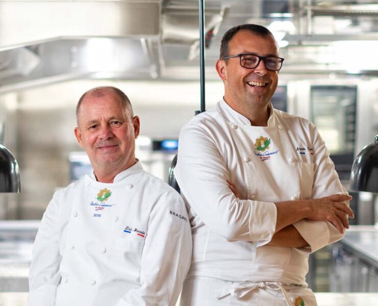 Oceania Cruises Executive Director chefs Eric Barale en Alexis Quaretti