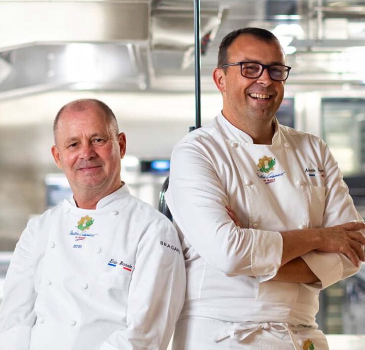 Oceania Cruises Executive Director chefs Eric Barale en Alexis Quaretti