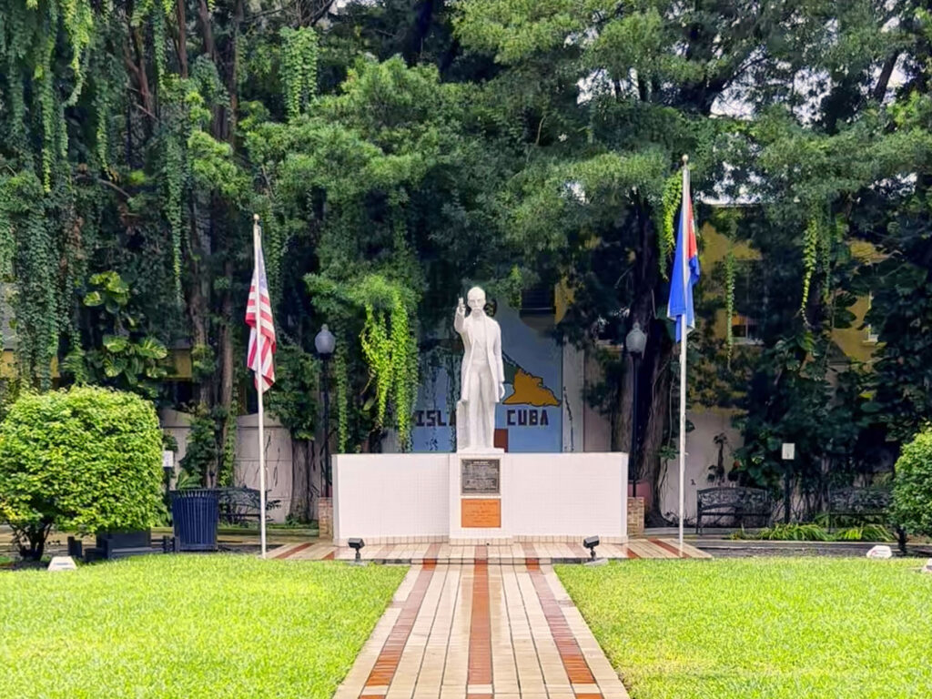 José Martí Park in Ybor City José Martí Park in Ybor City