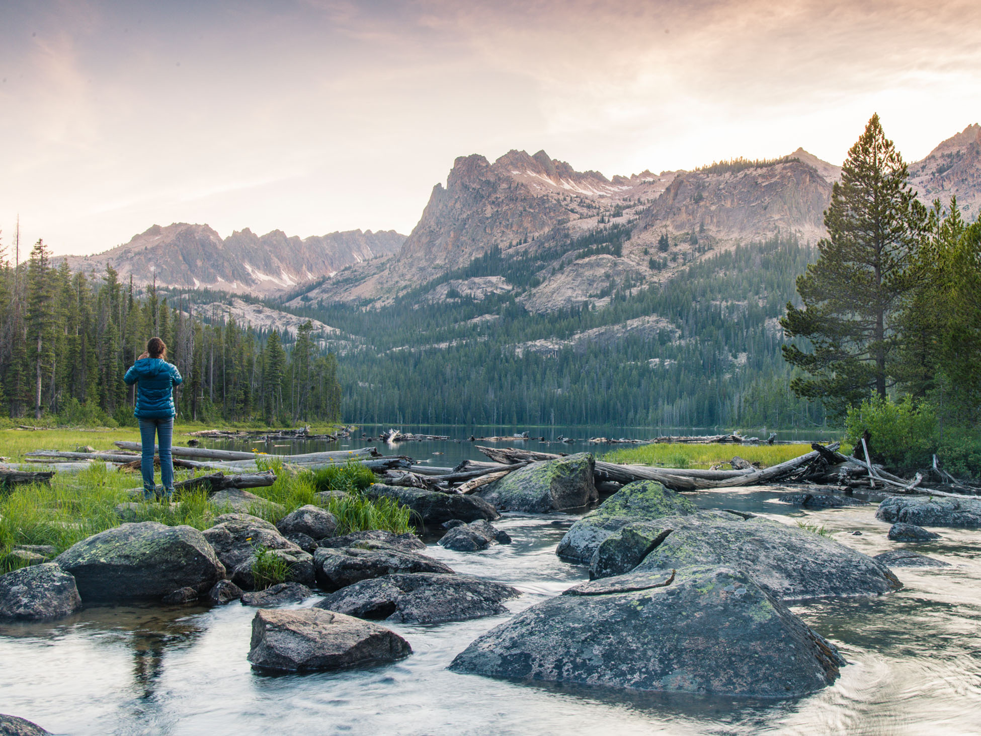 Sawtooth National Recreation Area in de staat Idaho